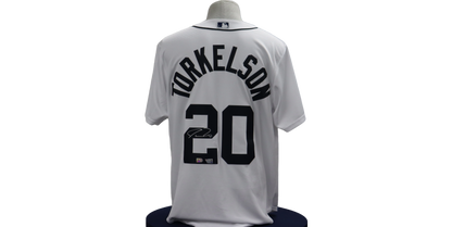 SPENCER TORKELSON CUSTOM AUTOGRAPHED WHITE JERSEY (FANATICS)