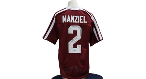 JOHNNY MANZIEL CUSTOM AUTOGRAPHED MAROON JERSEY (JSA)