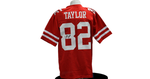 JOHN TAYLOR CUSTOM AUTOGRAPHED RED JERSEY (JSA)