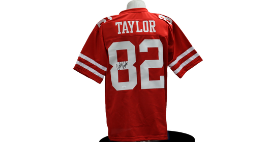 JOHN TAYLOR CUSTOM AUTOGRAPHED RED JERSEY (JSA)