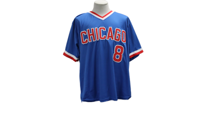 ANDRE DAWSON CUSTOM AUTOGRAPHED BLUE JERSEY (BECKETT)