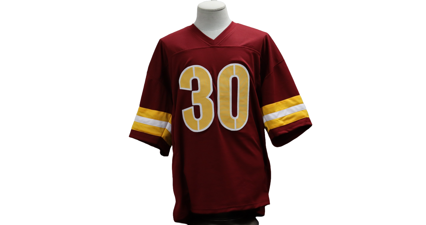 AUSTIN EKELER CUSTOM AUTOGRAPHED BURGUNDY JERSEY (BECKETT)