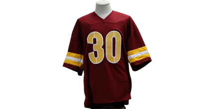 AUSTIN EKELER CUSTOM AUTOGRAPHED BURGUNDY JERSEY (BECKETT)