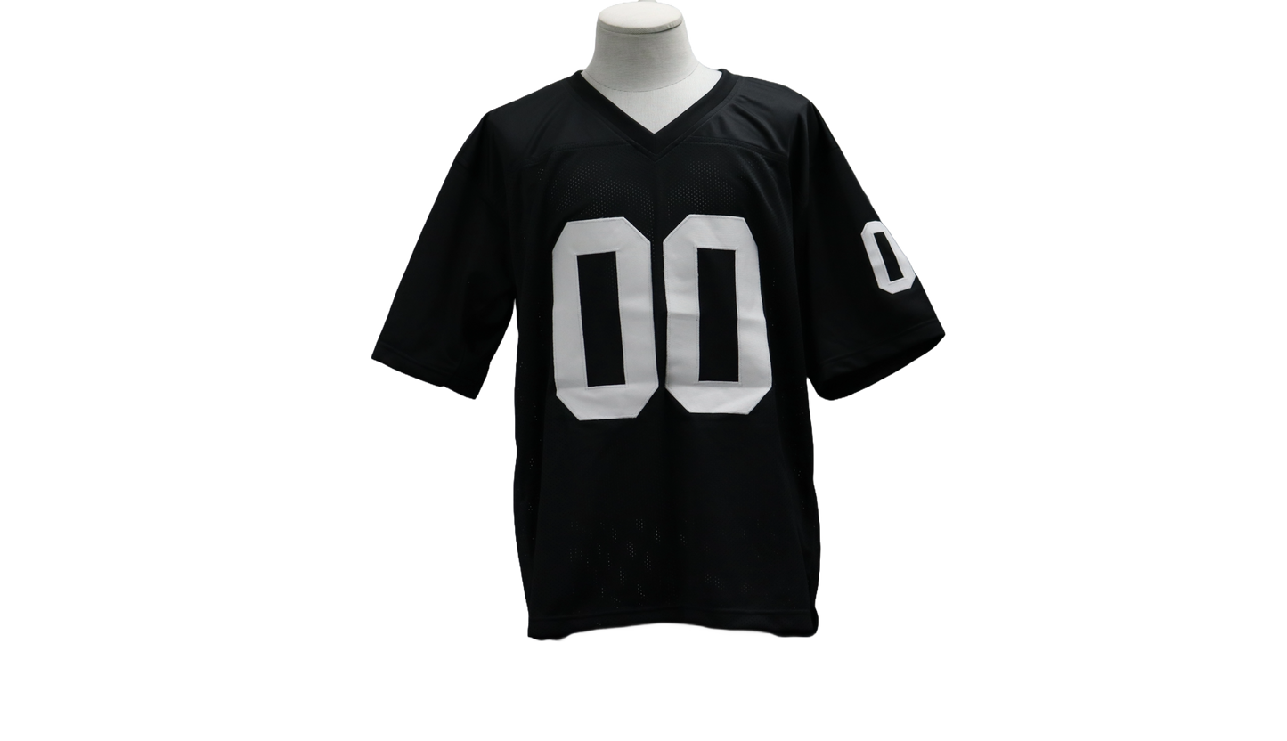 JIM OTTO CUSTOM AUTOGRAPHED BLACK JERSEY (PSA)