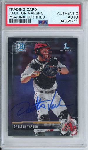 2017 BOWMAN CHROME DAULTON VARSHO #BDC-17 1ST BOWMAN AUTOGRAPH PSA/DNA