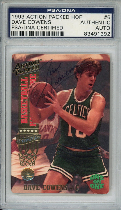 1993 ACTION PACKED HOF DAVE COWENS PSA/DNA AUTO CARD (1392)