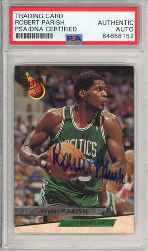 1993 FLEER BASKETBALL ROBERT PARISH #15 CELTICS HOF AUTOGRAPH PSA/DNA AUTHNTIC AUTO