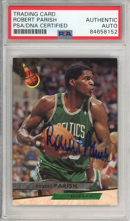 1993 FLEER BASKETBALL ROBERT PARISH #15 CELTICS HOF AUTOGRAPH PSA/DNA AUTHNTIC AUTO