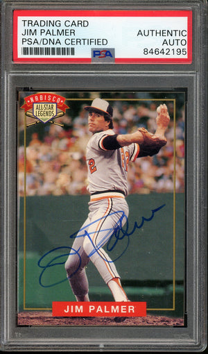 1994 MLB PLAYERS ALUMNI JIM PALMER ALL-STAR LEGENDS PSA/DNA AUTHENTIC AUTO