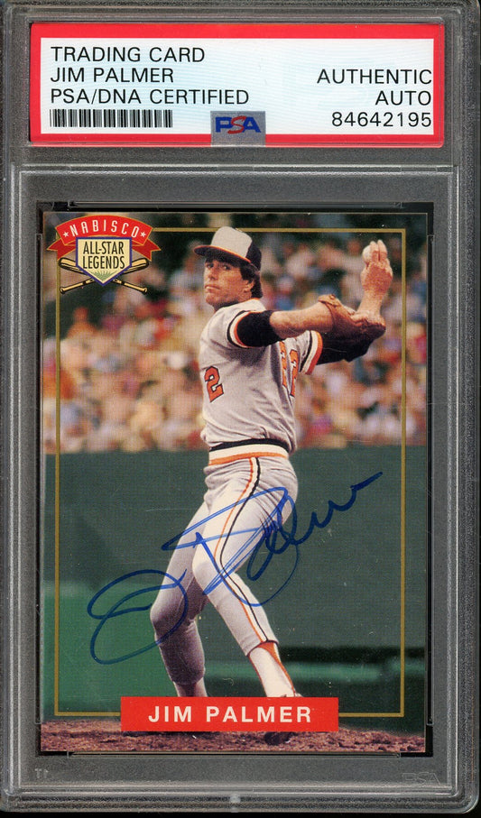 1994 MLB PLAYERS ALUMNI JIM PALMER ALL-STAR LEGENDS PSA/DNA AUTHENTIC AUTO