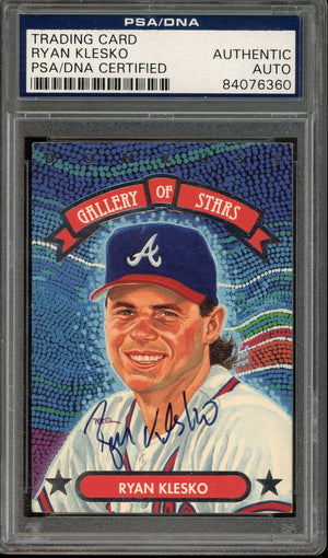 1992 LEAF GALLERY OF STARS RYAN KLESKO #GS-10 ALL-STAR AUTO PSA/DNA CERTIFIED