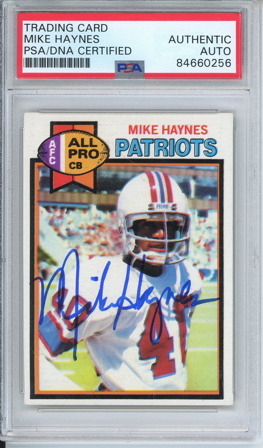 1979 TOPPS MIKE HAYNES #35 HOF AUTOGRAPH PSA/DNA