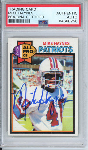 1979 TOPPS MIKE HAYNES #35 HOF AUTOGRAPH PSA/DNA