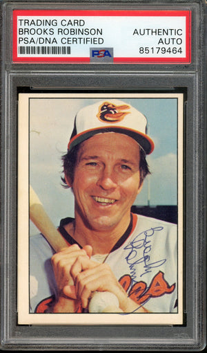 SSOC 1975 BROOKS ROBINSON #392 ORIOLES HOF PSA/DNA AUTHENTIC AUTO