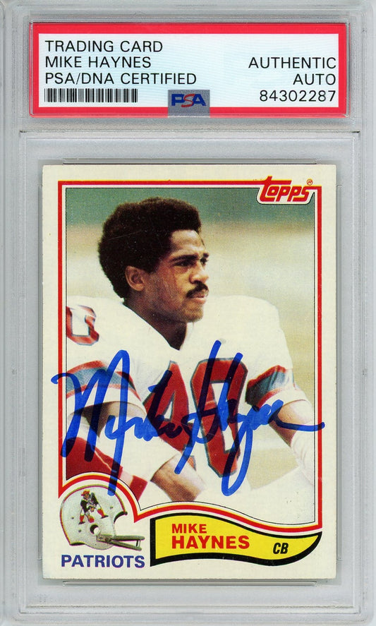 1982 TOPPS MIKE HAYNES #153 PSA/DNA AUTO (2287)