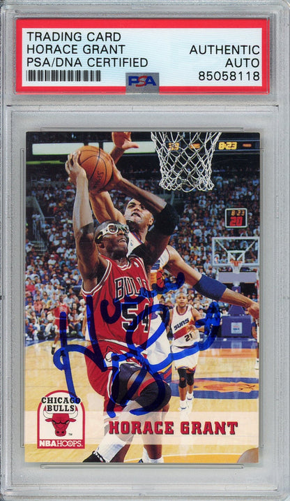 1993 HOOPS HORACE GRANT AUTO CARD PSA DNA (8118)