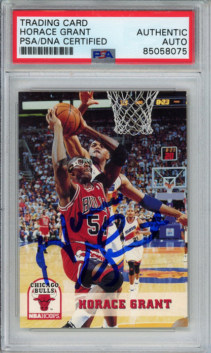 1993 HOOPS HORACE GRANT AUTO CARD PSA DNA (8075)