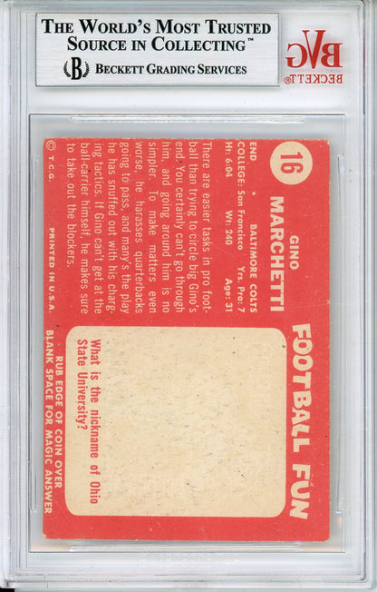 1973 TOPPS JIM LANGER #341 ROOKIE BECKETT AUTO