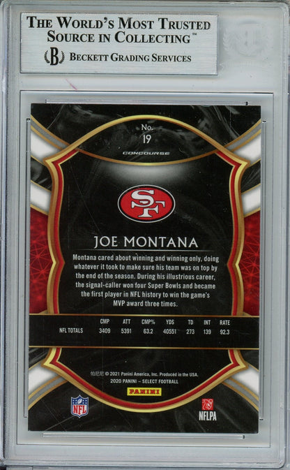 2020 SELECT JOE MONTANA AUTO CARD BAS (5396)