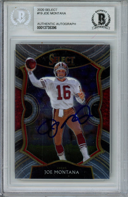 2020 SELECT JOE MONTANA AUTO CARD BAS (5396)