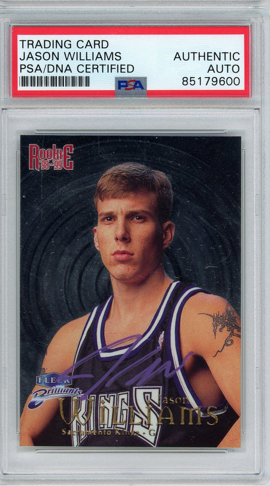 1998 FLEER BRILLIANCE JASON WILLIAMS AUTO ROOKIE RC PSA DNA (9600)