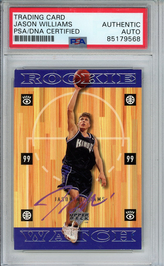 1998 UPPER DECK JASON WILLIAMS AUTO ROOKIE RC PSA DNA (9568)