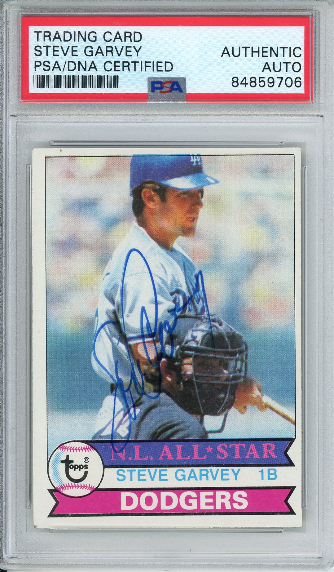 1979 TOPPS STEVE GARVEY #50 DODGERS AUTOGRAPH PSA/DNA AUTHENTIC AUTO