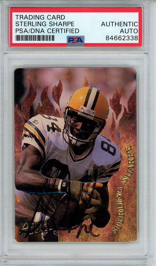 1994 ACTION PACKED STERLING SHARPE AUTO CARD PSA DNA (2338)