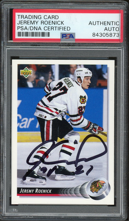 1992 Upper Deck #274 Jeremy Roenick Auto - PSA/DNA (5873)