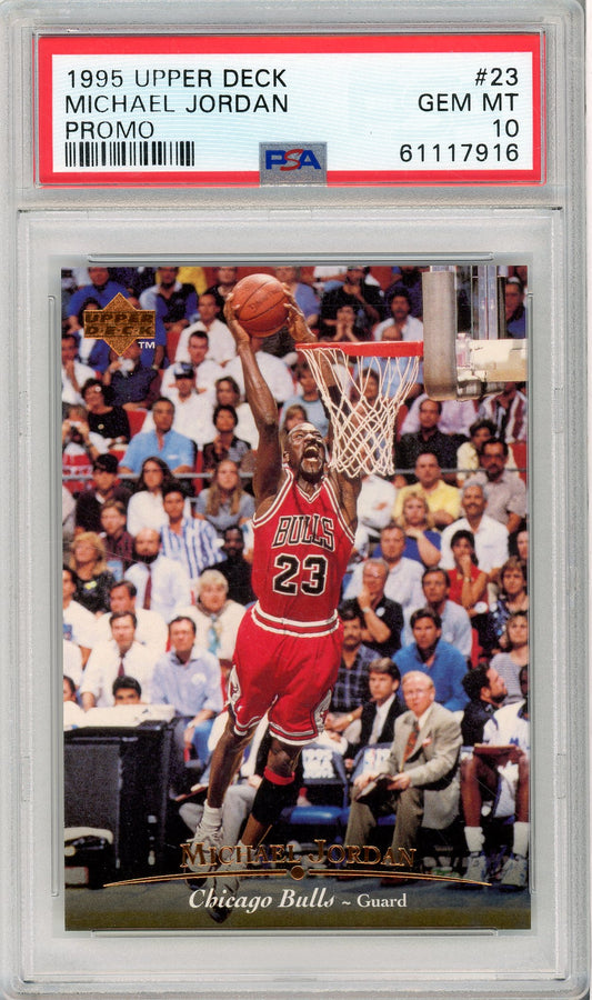 1995 UPPER DECK MICAHEL JORDAN #23 PROMO PSA 10