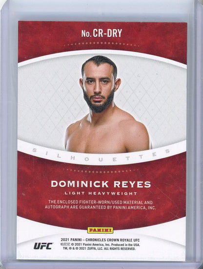 2021 PANINI CHRONICLES DOMINICK REYES #CR-DRY CROWN ROYALE PATCH AUTO 10/10