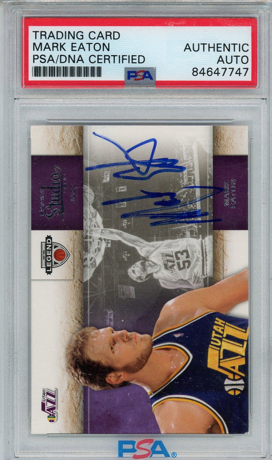 2010 PANINI STUDIO MARK EATON PSA/DNA AUTO