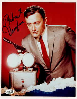 ROBERT VAUGHN AUTOGRAPHED 8X10 PHOTO - ENTERTAINMENT (JSA) THE MAN FROM UNCLE
