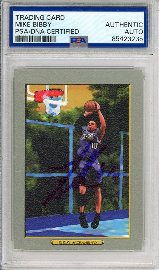 2006 TOPPS TURKEY RED MIKE BIBBY #112 SAC KINGS AUTOGRAPH PSA/DNA