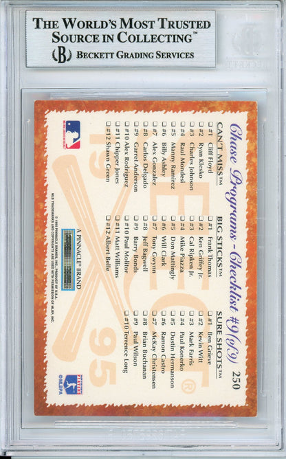 1995 SELECT FRANK THOMAS #250 WHITE SOX HOF AUTOGRAPH BECKETT AUTHENTIC