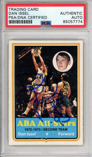 1973 TOPPS DAN ISSEL #210 HOF COLONELS AUTOGRAPH PSA/DNA