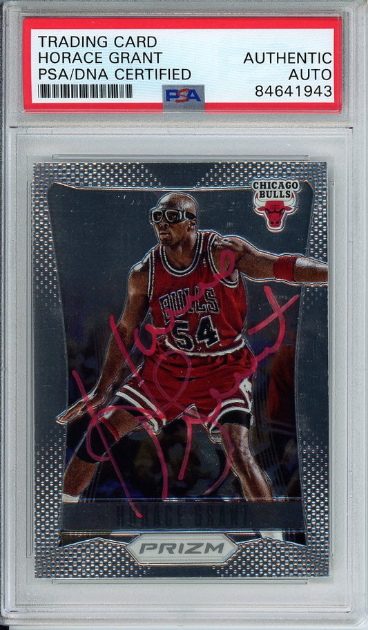 2012-13 PANINI PRIZM HORACE GRANT AUTOGRAPH PSA/DNA